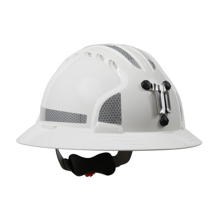 Pip Full Brim Mining Hard Hat with HDPE Shell, 6-Point Polyester Suspension, Wheel Ratchet Adjustment 280-EV6161MCR2-10